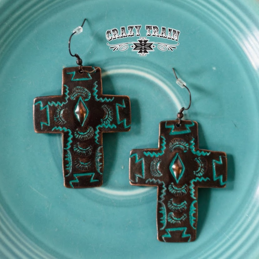 Crazy train blessed love earrings